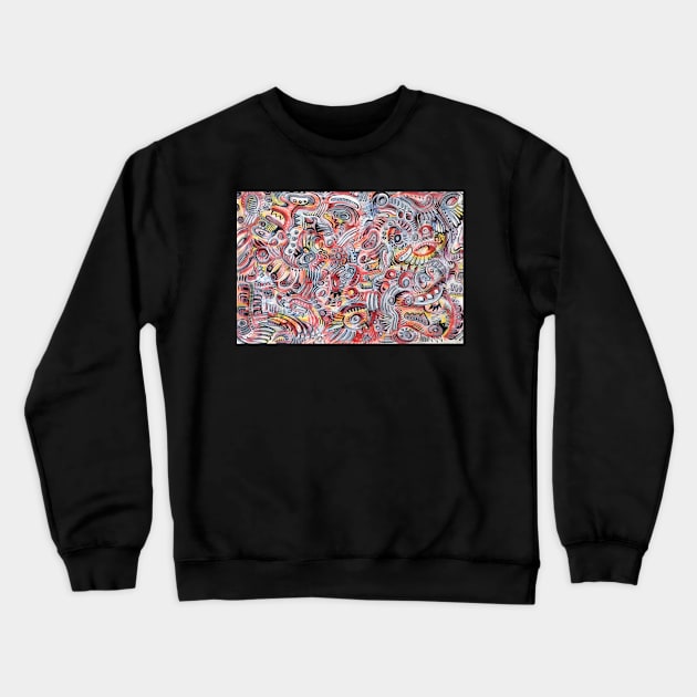 microorganism Crewneck Sweatshirt by Angel Rivas